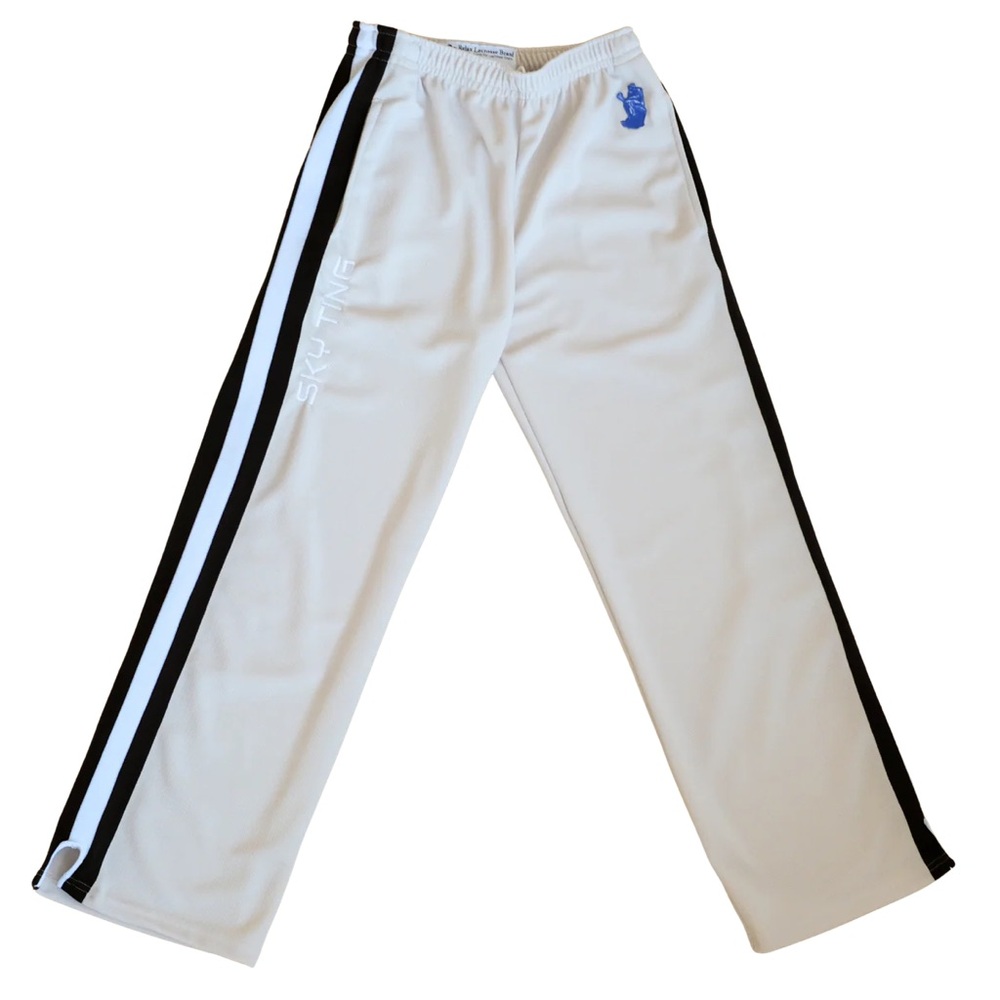 Relax LaCrosse Brand x SkyTing cream Joggers with brown Stripes